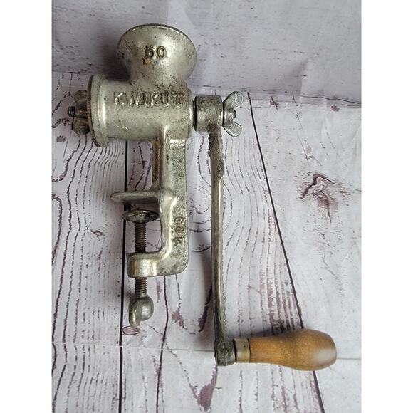 VINTAGE THE GRISWOLD MFG. CO, USA #50 KWIKUT MEAT GRINDER - Picture 1 of 11